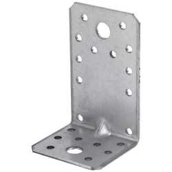 Reinforced carpentry angle bracket 90 x 50 x 55 x 2,5 mm (50)