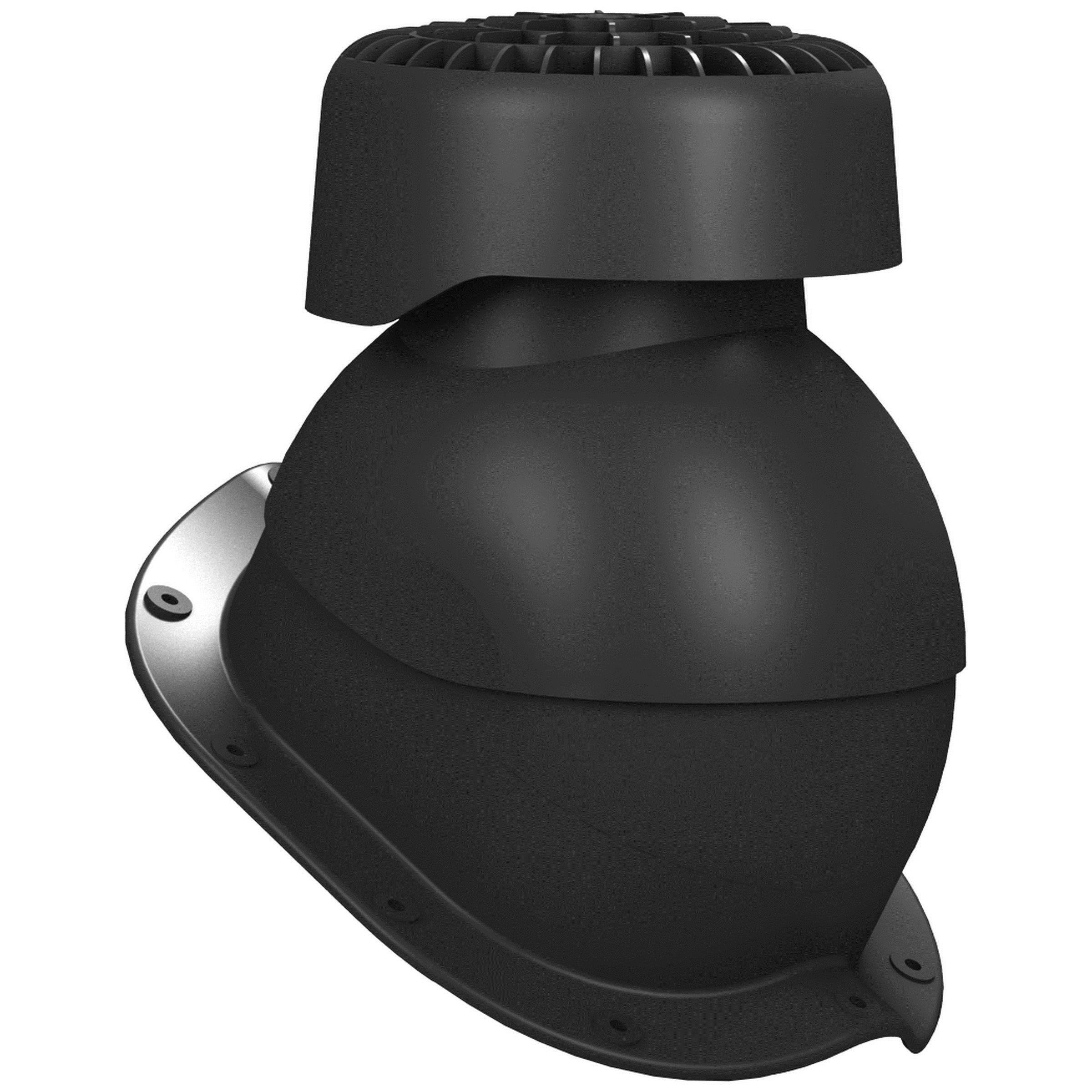 PERFEKTA Sewer vent for metal roofing tiles Profil M \ Black RAL 9005