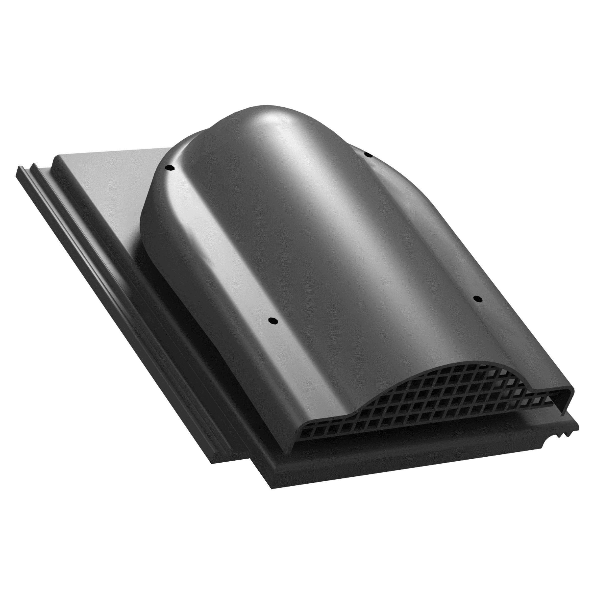 TILE slope vent for concrete roof tiles Typ27_Braas/Teviva \ Brown