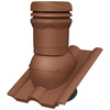 Sewer vent FLUXAR Ø125mm for ceramic and concrete tiles