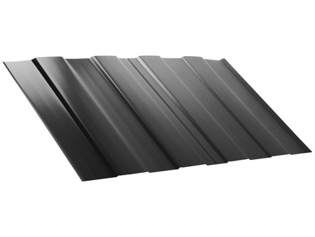 Roof valley flashing pressed along