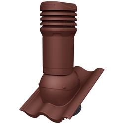 Roof vent with condensate drain FLUXAR Ø125mm for ceramic and concrete tiles