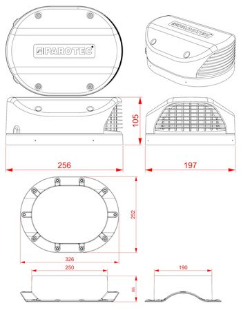 Wywietrznik połaciowy FLUXAR do pokryć z blachodachówki