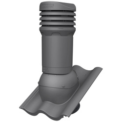 Roof vent with condensate drain FLUXAR Ø125mm for ceramic and concrete tiles