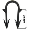 Clip for floor heating 30mm
