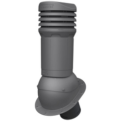 Roof vent with condensate drain FLUXAR Ø125mm for flat sheets and bitumen roofing