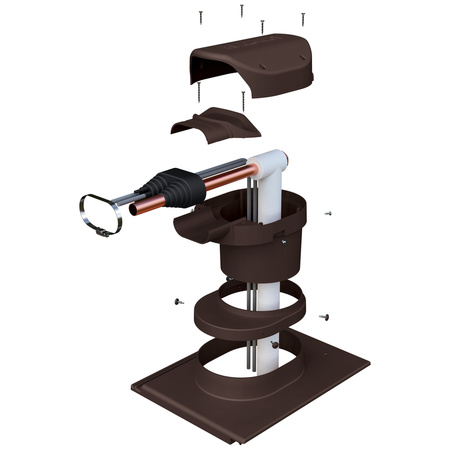 Przejście solarne FLUXAR do blachodachówki