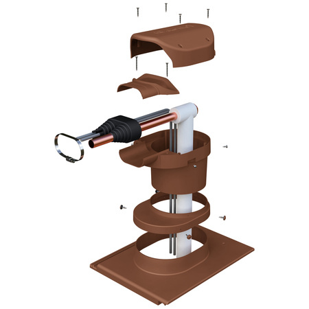 Solar passage FLUXAR for ceramic and concrete tiles