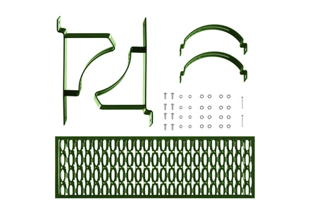 Ława kominiarska do blachodachówki o module 350/30 mm