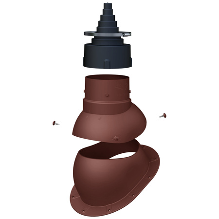 Przejście antenowe Fluxar do blachodachówki