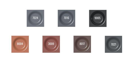 Roof vent with condensate drain FLUXAR Ø125mm for ceramic and concrete tiles