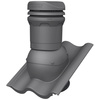 Sewer vent FLUXAR  Ø125mm for ceramic and concrete tiles