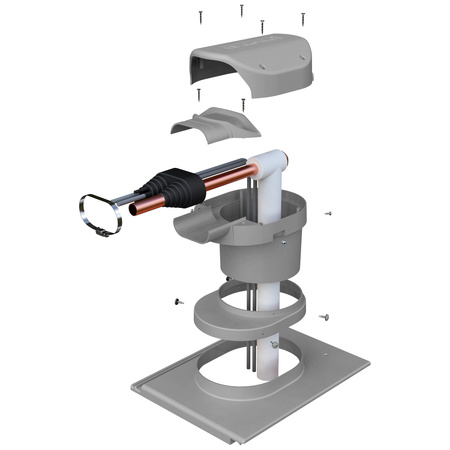 Solar passage FLUXAR for metal sheet tiles