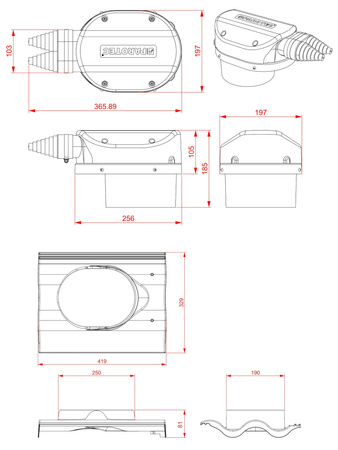 Solar passage FLUXAR for ceramic and concrete tiles