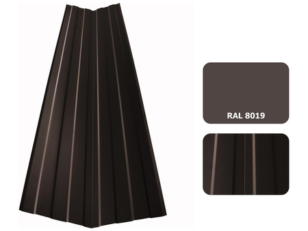 Kosz dachowy podłużnie tłoczony