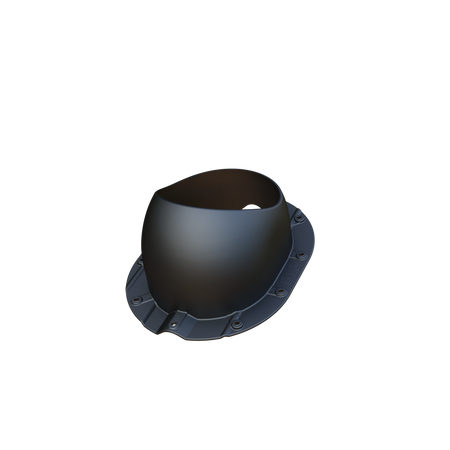 Antenna passage FLUXAR for metal sheet tiles