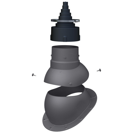 Antenna passage FLUXAR for metal sheet tiles