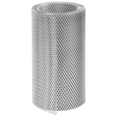 Aluminum eaves ventilation grid roll 150 mm x 5 rm