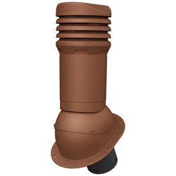 Roof vent with condensate drain FLUXAR Ø125mm for flat sheets and bitumen roofing