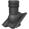 Sewer vent FLUXAR Ø125mm for ceramic and concrete tiles
