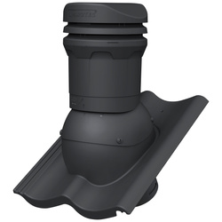 Sewer vent FLUXAR Ø125mm for ceramic and concrete tiles