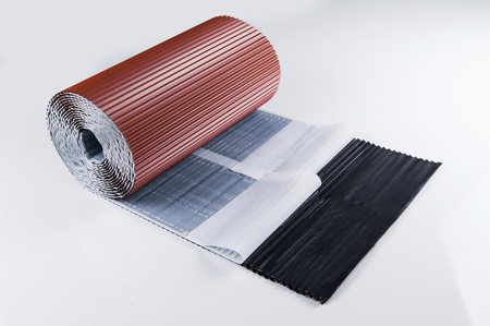 PAROTEC 2D pleated lead chimney tape