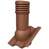 Insulated roof vent FLUXAR Ø125mm for ceramic and concrete tiles