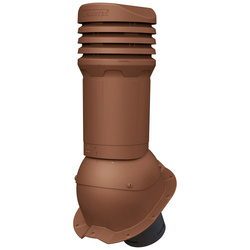 Insulated roof vent FLUXAR Ø125mm for metal sheet tiles