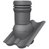 Sewer vent FLUXAR Ø125mm for ceramic and concrete tiles