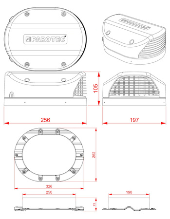 Wywietrznik połaciowy FLUXAR do pokryć z blachodachówki