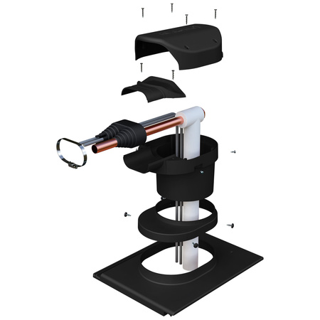 Solar passage FLUXAR for metal sheet tiles