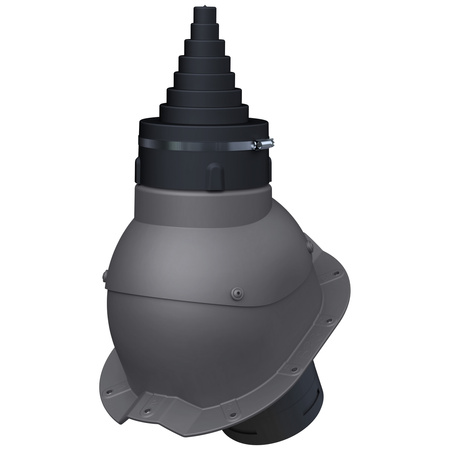 Antenna passage FLUXAR for metal sheet tiles