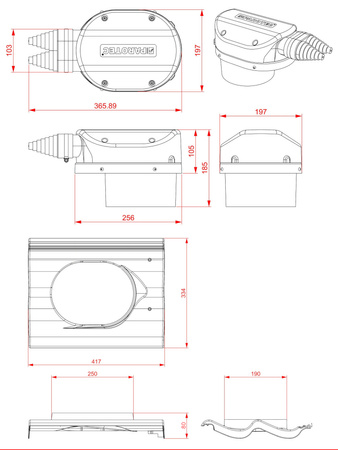 Solar passage FLUXAR  for ceramic and concrete tiles