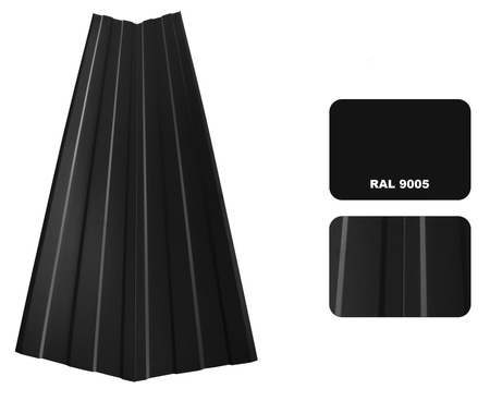 Kosz dachowy podłużnie tłoczony