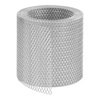Aluminum eaves ventilation grid roll 80 mm x 5 rm