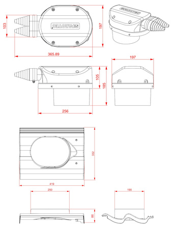 Solar passage FLUXAR for ceramic and concrete tiles