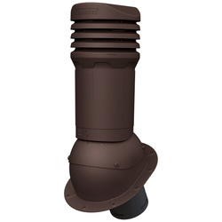 Roof vent with condensate drain FLUXAR Ø125mm for flat sheets and bitumen roofing