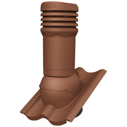 Roof vent with condensate drain FLUXAR Ø125mm for ceramic and concrete tiles