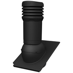 Insulated roof vent FLUXAR Ø125mm for ceramic and concrete tiles