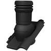 Sewer vent FLUXAR Ø125mm for ceramic and concrete tiles
