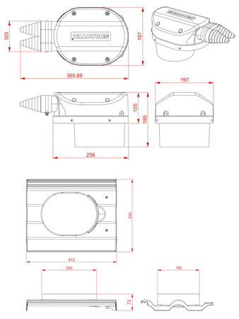 Solar passage FLUXAR  for ceramic and concrete tiles