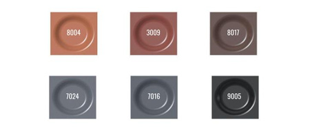 Sewer vent FLUXAR Ø125mm for ceramic and concrete tiles