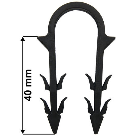 Spinka (klips) do ogrzewania podłogowego 40mm