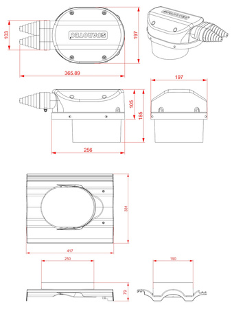 Solar passage FLUXAR  for ceramic and concrete tiles