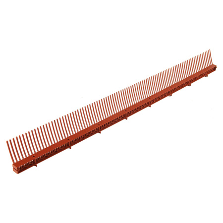 Eaves comb with ventilation grid