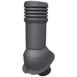 Insulated roof vent FLUXAR Ø125mm for metal sheet tiles