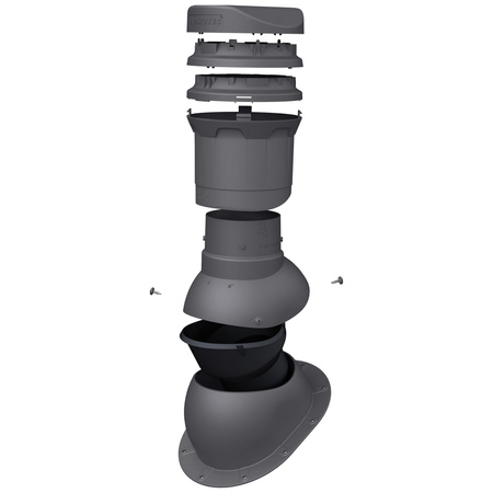 Sewer vent FLUXAR Ø125mm for metal sheet tiles