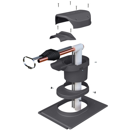 Solar passage FLUXAR for metal sheet tiles
