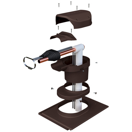 Solar passage FLUXAR for metal sheet tiles